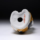 Kutani Ware Animal Ornament - Beckoning Cat "Mike" / 九谷焼 招き猫 ミケ