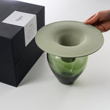Sugahara Handmade Glassworks - Artemis Humidifying Flower Vase - Forest Green / 菅原工芸硝子 Sghr