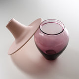 Sugahara Handmade Glassworks - Artemis Humidifying Flower Vase - Wine Red / 菅原工芸硝子 Sghr