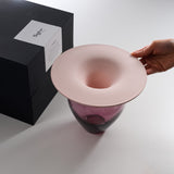 Sugahara Handmade Glassworks - Artemis Humidifying Flower Vase - Wine Red / 菅原工芸硝子 Sghr