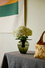 Sugahara Handmade Glassworks - Artemis Humidifying Flower Vase - Carbon Black / 菅原工芸硝子 Sghr