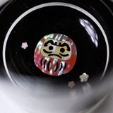 AMANO Lacquer Mother-of-Pearl Glass - Daruma 215 ml / 天野漆器 螺鈿ガラス