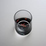 AMANO Lacquer Mother-of-Pearl Glass - Orizuru 215 ml / 天野漆器 螺鈿ガラス