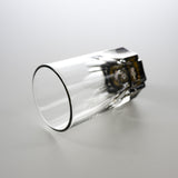 AMANO Lacquer Mother-of-Pearl Shot Glass - Black Sakura 90 ml / 天野漆器 螺鈿ガラス