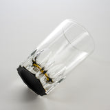 AMANO Lacquer Mother-of-Pearl Shot Glass - Black Sakura 90 ml / 天野漆器 螺鈿ガラス