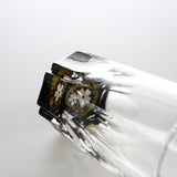 AMANO Lacquer Mother-of-Pearl Shot Glass - Black Sakura 90 ml / 天野漆器 螺鈿ガラス