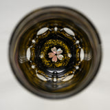 AMANO Lacquer Mother-of-Pearl Shot Glass - Black Sakura 90 ml / 天野漆器 螺鈿ガラス