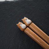 Plumpy Handmade Animal Single Chopsticks - 19.5 cm - 4 Options