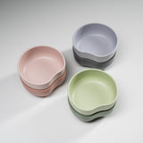 "SUCSUC" Antibacterial Kids Bowl Set 2pcs - 3 Colour Options