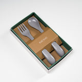 "SUCSUC" Antibacterial Kids Cutlery Set - 3 Colour Options