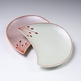 Arita Ware Petal Plate - 9 cm - Two Colour Options / 有田焼 幸楽窯 花びら小皿