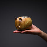 KASHIWA Seto Ware - Piggy Bank Ornament - Pig / 瀬戸焼 かしわ窯