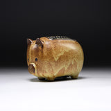 KASHIWA Seto Ware - Piggy Bank Ornament - Pig / 瀬戸焼 かしわ窯