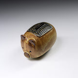 KASHIWA Seto Ware - Piggy Bank Ornament - Pig / 瀬戸焼 かしわ窯