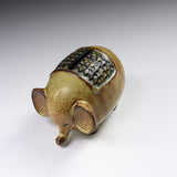 KASHIWA Seto Ware - Piggy Bank Ornament - Elephant / 瀬戸焼 かしわ窯