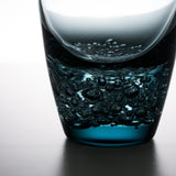 Sugahara Handmade Glassworks - Deep Sea Bubble Tumbler - Blue / 菅原工芸硝子 Sghr