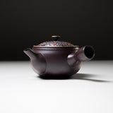 Hand-painted Banko Ware Teapot - 300 ml - Red Mt. Fuji / 萬古焼 急須