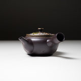 Hand-painted Banko Ware Teapot - 300 ml - Golden Cherry Blossom / 萬古焼急須