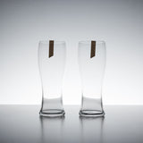 Pair Beer Glass Gift Set with Wooden Box / ペアビアグラス