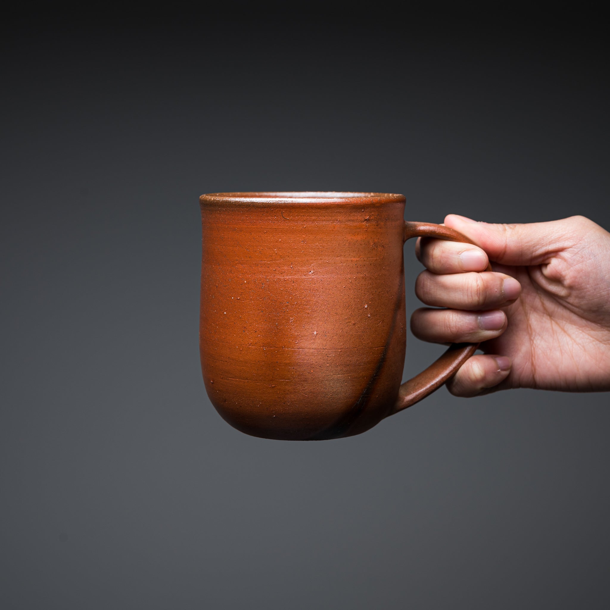 Bizen Pottery Large Mug Cup - Hidasuki / 備前焼 マグカップ