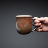 Bizen Pottery Regular Mug Cup - Sangiri / 備前焼 マグカップ