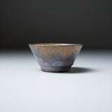 Bizen Pottery Sakazuki Sake Cup with Wooden Box - Goma / 備前焼 盃