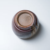 Bizen Pottery Regular Sake Cup with Wooden Box - Goma / 備前焼 ぐい呑み