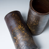 Bizen ware Pottery Vase - SANGIRI / 備前焼 花入