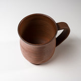 Bizen ware Pottery Extra Large Mug Cup - HIDASUKI / 備前焼 マグカップ