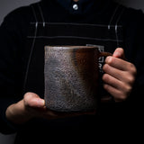 Bizen ware Pottery Extra Large Mug Cup - Mori Toshiaki / 備前焼 森 敏彰