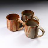 Bizen Pottery Regular Mug Cup - White Hidasuki / 備前焼 マグカップ