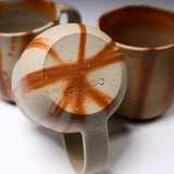 Bizen Pottery Regular Mug Cup - White Hidasuki / 備前焼 マグカップ