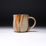 Bizen Pottery Regular Mug Cup - White Hidasuki / 備前焼 マグカップ