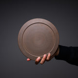 Bizen Pottery Round Plate - Plain / 備前焼 丸皿
