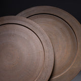 Bizen Pottery Round Plate - Plain / 備前焼 丸皿