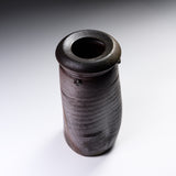 Bizen Pottery Vase with Wooden Box - Nakai Yasushi / 備前焼 花入