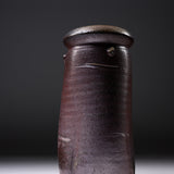Bizen Pottery Vase with Wooden Box - Nakai Yasushi / 備前焼 花入