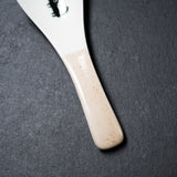 Black Cat Single Ceramic Spoon - Beige / クロネコスプーン