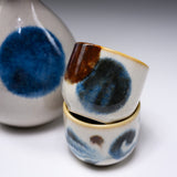 Mino ware Blue Brush Sake Set / 美濃焼き 酒器揃え