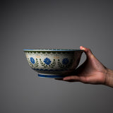 Blue Flower Series - Ramen Bowl / ラーメン碗