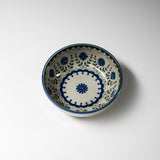 Blue Flower Garden Series - Small Bowl  / 美濃焼き 花園シリーズ