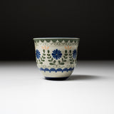 Blue Flower Garden Series - Tea Cup  / 美濃焼き 花園シリーズ