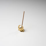 Brass Incense Holder - Kabuto / 兜の香立て