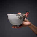 Butterfly Handmade Matcha Bowl - Option #10 / 蝶々碗 小野穣