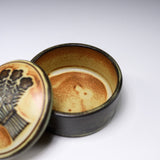 KASHIWA Seto Ware - Round Container Case - Bouquet / 瀬戸焼 かしわ窯