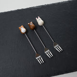 Plumpy Handmade Animal Cake Fork - 3 Options