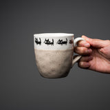 Black Cat Mug Cup - Two Colours / クロネコ マグカップ