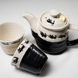 Black Cat Tea Set - 480ml / 茶器 クロネコ