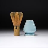 Ceramic Matcha Whisk Stand - Blue-Green / 茶筅立て