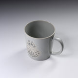 Chaco Chaco Cat Mug Cup - Grey / にゃんこのマグカップ